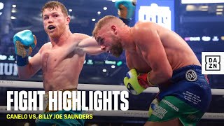 HIGHLIGHTS  Canelo Alvarez vs Billy Joe Saunders [upl. by Ellainad]