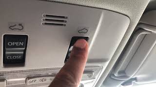 Toyota RAV4 – How to openclose sunroof [upl. by Hembree945]