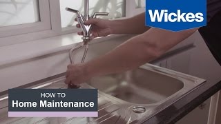 How to Remove and Replace a Kitchen Tap with Wickes [upl. by Anrev]