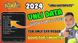 UNLI DATA TO ALL SITES  599 Good for 1 Month Sulit na din  Tnt Simcard [upl. by Mason]