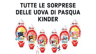 TUTTE le SORPRESE delle UOVA di PASQUA 2024 KINDER [upl. by Searcy]