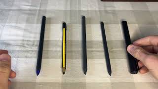 EMR Pen Comparisons  Staedtler Digital vs reMarkable Marker vs Lamy vs Samsung vs Kindle Scribe Pen [upl. by Eggett769]