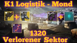 Destiny 2 K1 Logistik  Verlorener Sektor 1320  Mond  Glückshose  Erianas Schwur  Season 15 [upl. by Nevaj408]