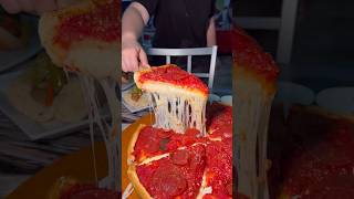 CHICAGO THIN vs CHICAGO STUFFED PIZZA Amore Taste of Chicago in Las Vegas [upl. by Moia14]