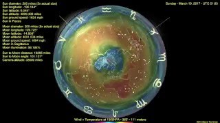 Flat Earth Celestial Clock v3 backlight with windtemp  111M Jun 21 2016  Jun 21 2017 [upl. by Cally]