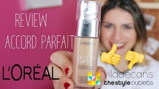 REVIEW  Maquillaje Accord Parfait de LOréal Paris  Andrea Fighter [upl. by Drandell]