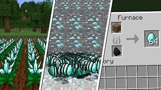 5 MANEIRAS ABSURDAMENTE FÁCEIS DE CONSEGUIR MUITOS DIAMANTES NO MINECRAFT [upl. by Jyoti]