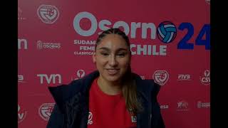 Sudamericano de Vóley Femenino U21 Triunfo de Chile sobre Bolivia [upl. by Myrle7]