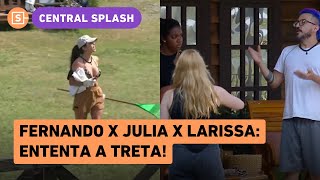 A Fazenda 16 BRIGA E PUNIÇÃO Fernando bateboca com Julia e xinga Larissa entenda a treta [upl. by Annaya955]