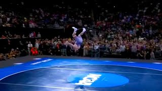 Gable Steveson  The Backflip at 2022 NCAA Championships [upl. by Einnhoj]