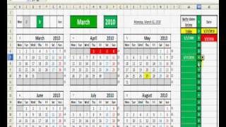 OpenOffice Calc Calendar [upl. by Tana]