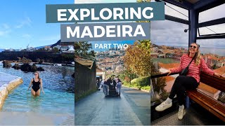 Visiting Europe’s highest cliff  riding toboggans in Madeira pt2  VLOG 56 [upl. by Onnem6]