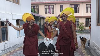 Jampa choekhorབྱམས་པ་ཆོས་འཁོར་།reel videohimalays monksKullu dhakpo monastery [upl. by Enamrej]