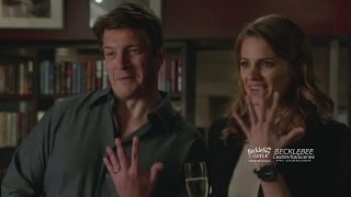 Castle 7x07 First Scene quotOnce Upon a Time in the Westquot HQcc Caskett Lanie Espo Ryan Our Place [upl. by Notsnarc]