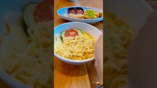 The perfect combo a rainy weekend and a comforting bowl of Indomie 🍜 [upl. by Ardnac]