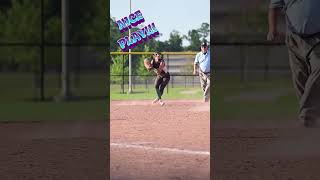 SlowMo Mastery Shortstop Showdown on Ground Ball Fastpitch [upl. by Fianna]