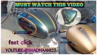 Standard 500cc Forest Green Bullet Repaint Glossy Smoothy Finishing [upl. by Bhayani]