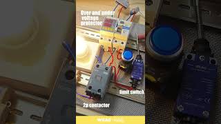 Limit Switch and Button Coordination Contactor Activation with Power Control [upl. by Croteau43]