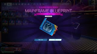 WHITE MAINFRAME IN A TRADE UP ROCKET LEAGUE [upl. by Elayne]