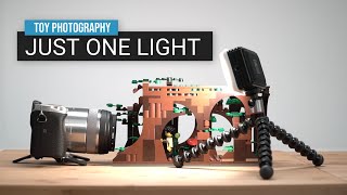 One Light Toy Photography Techniques [upl. by Nebuer]