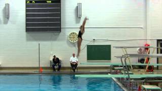 Michaela Sliney breaks the HHS diving record [upl. by Emmey346]