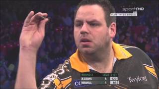 Adrian Lewis vs Newell Darts UK Open 2016 [upl. by Declan289]