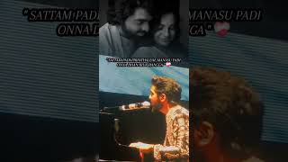 Pirai thedum iravile song🤧💔gvprakashsaindhaviprakash malaysiaconcertytshortsshortsshortsfeed [upl. by Ahsaf]