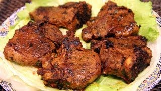 Moroccan Grilled Lamb Chops Recipe  CookingWithAlia  Episode 212 [upl. by Dyun]