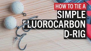 How To Tie a Simple Fluorocarbon DRig  Cygnet Tackle  5 for 4 [upl. by Yerxa450]