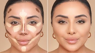 How To Contour Your Face For Beginners 2024  Nina Ubhi [upl. by Amikehs]