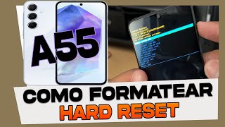 Como Hacer Hard Reset  Reseteo de Fabrica en Samsung Galaxy A55 [upl. by Sedgewick634]