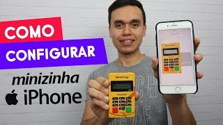 Como Configurar a Máquina de Cartão Minizinha do Pagseguro no iPhone  iPad [upl. by Oiramed943]