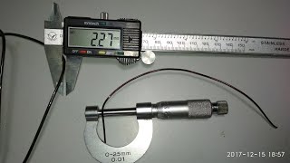 How to check SWG wire on micro meter से वाइंडिंग वायर का नंबर कैसे निकालें [upl. by Kcirdef]