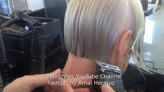 Kort kapsel voor vrouwen 2021  Bob kapsels  Bob Haircutzelfstudie  TIPS  Amal Hermuz [upl. by Anilrats]