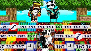 Minecraft Speedrun But we have 100000 Custom TNTs [upl. by Buine796]