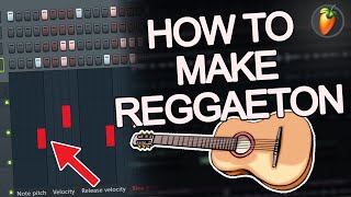 How To Make Reggaeton Beats In FL Studio Making A Beat From Scratch [upl. by Sugar540]