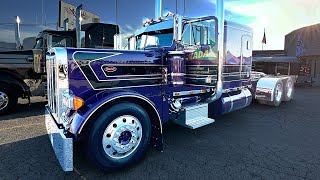 Is it a 379 or 389 A detailed look at Conrad Shadas Class of the Past Peterbilt [upl. by Akineg]