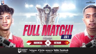 FULL MATCH LEG 1 INDONESIA VS VIETNAM  AFC eASIAN CUP QATAR [upl. by Issie]