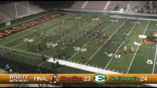 Massillon Tigers vs Lakewood St Edward Eagles 8282020 [upl. by Cerelly]