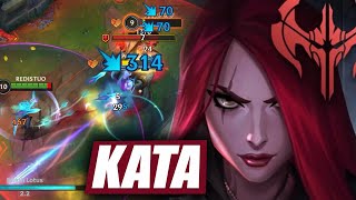 Wild Rift Katarina Gameplay in Season 11 Build amp Runes [upl. by Aes]