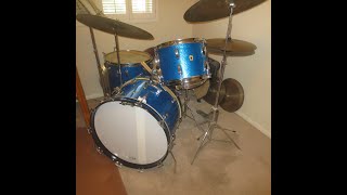 1968 Ludwig Super Classic 3 Piece Drum Set Restoration [upl. by Jehoash]