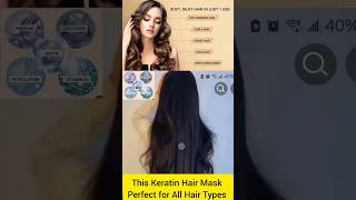 Keratin Hair Mask  Repairs Damage Curls Glossy Smooth Moisturizing haircaretips shorts yt [upl. by Eilsehc]