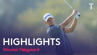 Nicolai Højgaard drives average 340 yards  Round 2 Highlights  2022 Ras Al Khaimah Championship [upl. by Hgielanna]