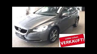 VERKAUFT  Volvo V40 T2 Momentum aus 2017 mit 15000km Benziner 122PS VOLLLED Navi Sitzhzg RearCam [upl. by Tammy914]