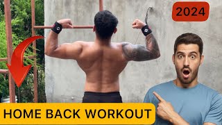 HOME BACK WORKOUT  10 types of pullups [upl. by Down]