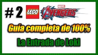 LEGO Marvel Vengadores  Guía de 100  Parte 2  La Entrada de Loki [upl. by Anelys]