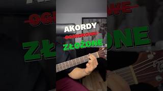 Poznaj te akordy złożone ✅ gitara muzyka edukacjamuzyczna guitar [upl. by Vincents]