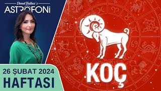 Koç burcu haftalık burç yorumu 26 Şubat 2024 Astrolog Demet Baltacı astroloji burçlar haber [upl. by Aileme415]