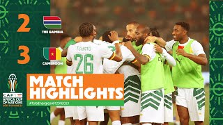 HIGHLIGHTS  The Gambia 🆚 Cameroon TotalEnergiesAFCON2023  MD3 Group C [upl. by Arie777]