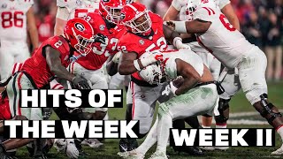 College Football 2023 Hits of the Week Week 11 [upl. by Qidas760]